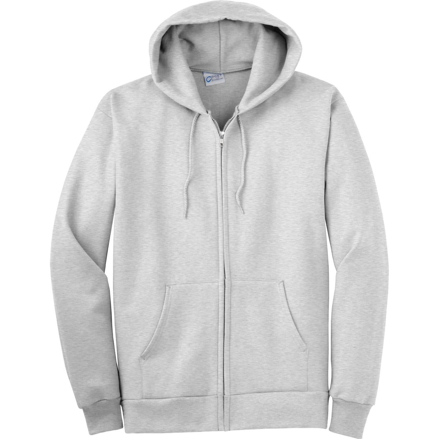 Port & Company® Tall Essential Fleece Full-Zip Hooded Sweatshirt